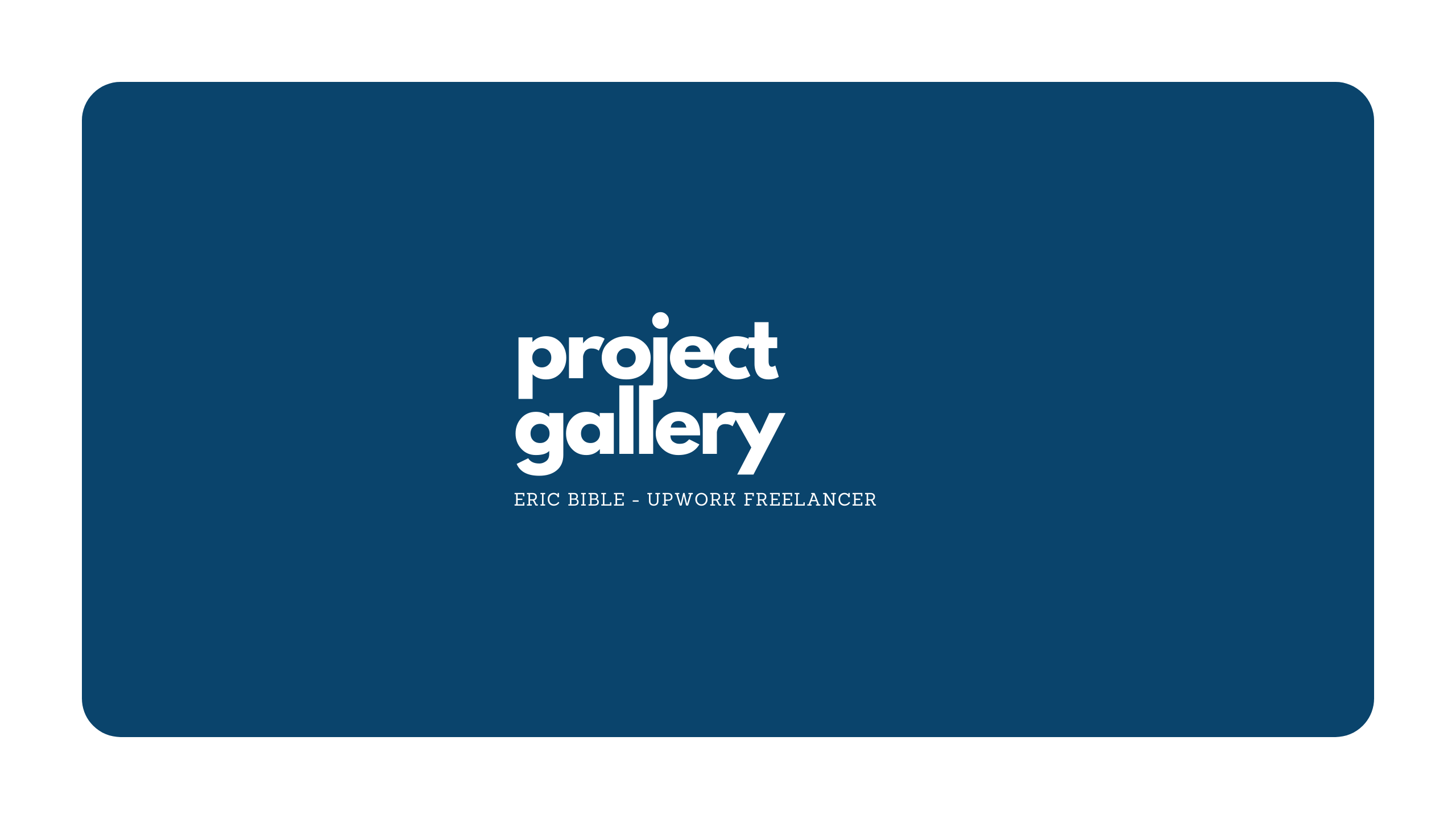 project gallery banner